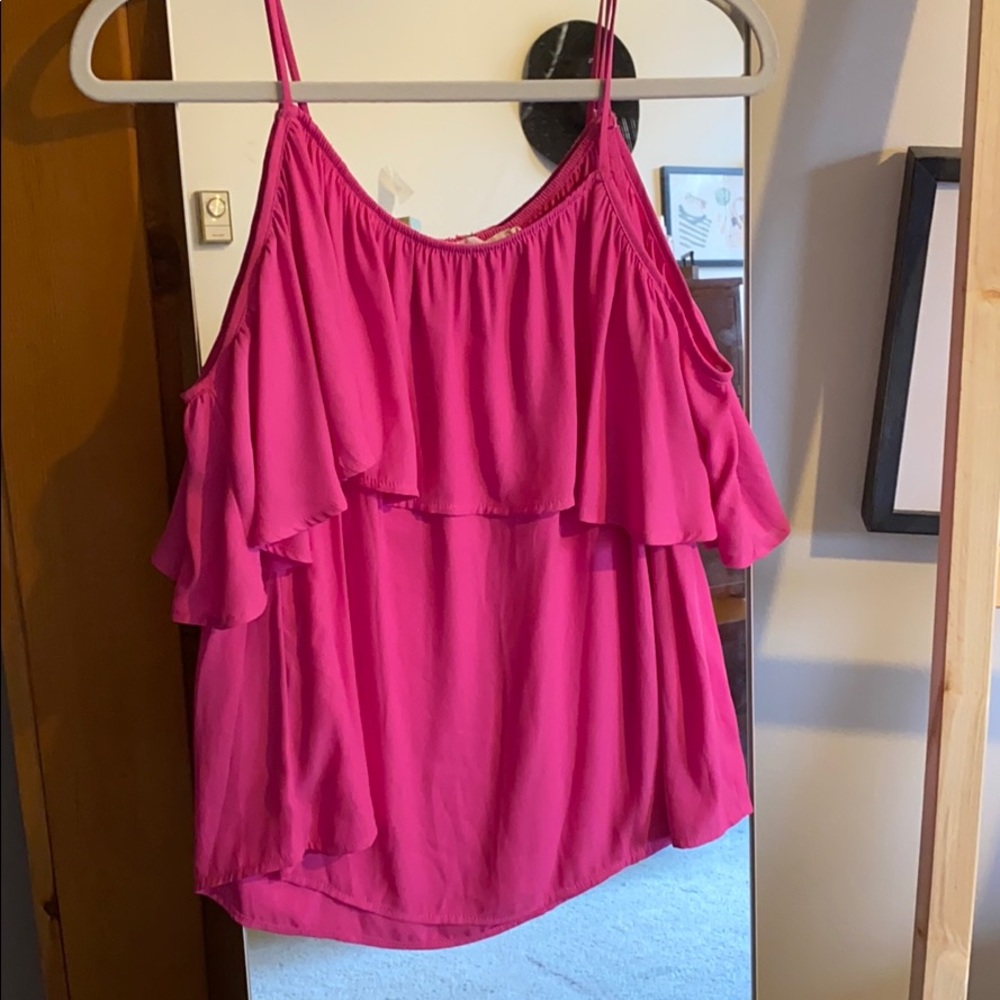 Pink Off the Shoulder Blouse